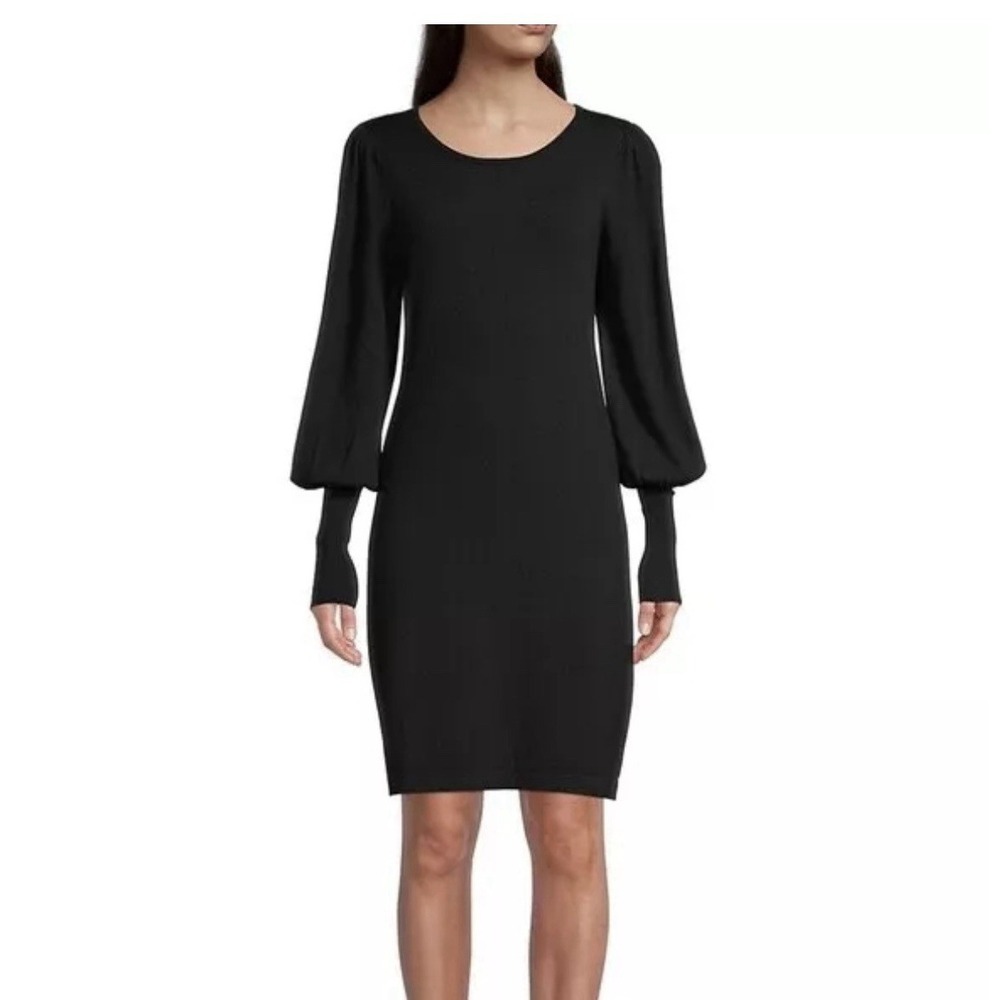 NWT‎ Lilly Pulitzer Bambrey Black Wool Sweater Dress Size Medium